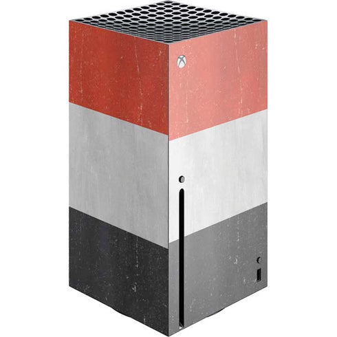 Yemen Flag Distressed Xbox Series X Skins